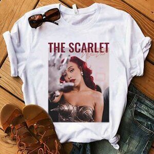 Doja Cat Planet Her T Shirt, The Scarlet Tour Graphic Concert Tee 84